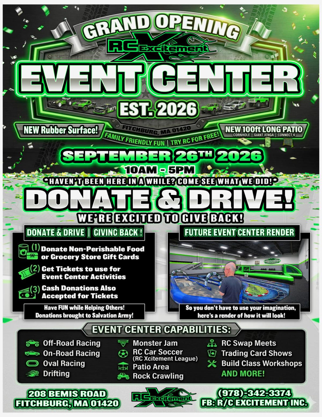 Event Center Grand Opening September 26!