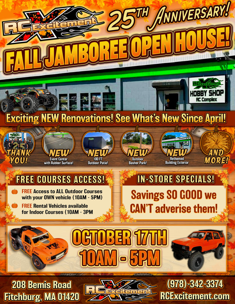 RC Excitement 25th Anniversary Fall Jamboree & Open House
