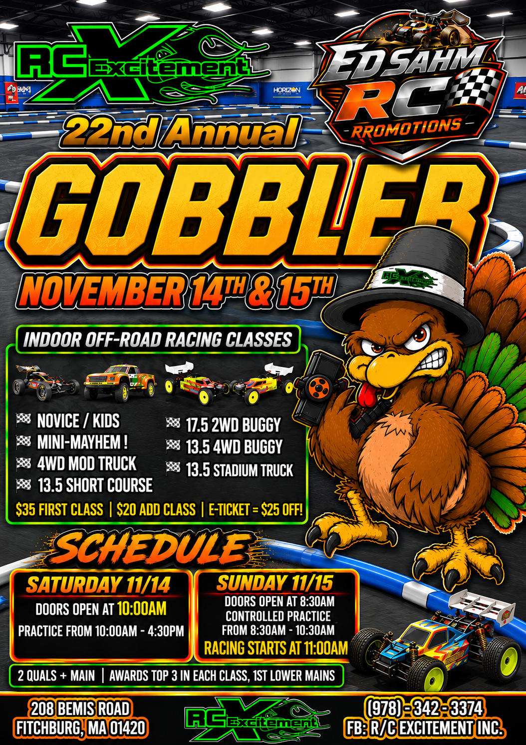 🏁 22nd Annual Gobbler at RC Excitement! 🦃🔥