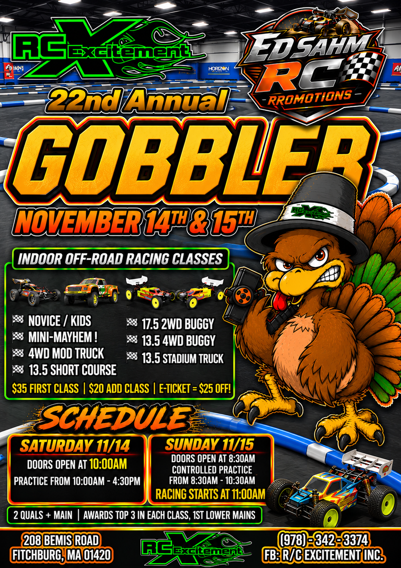 🏁 22nd Annual Gobbler at RC Excitement! 🦃🔥